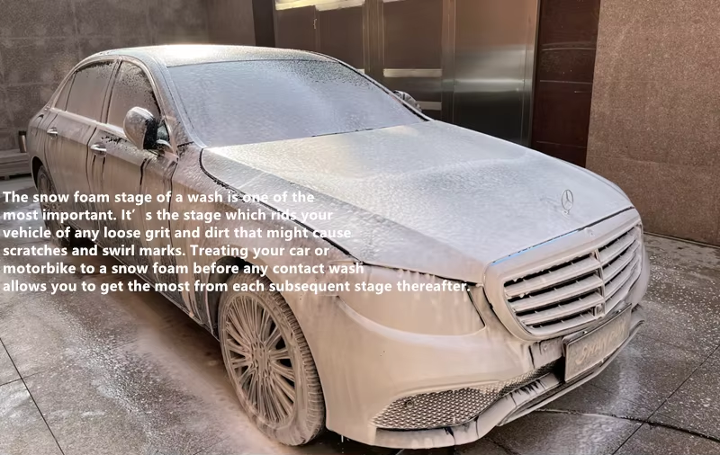 function of foam gun spraying