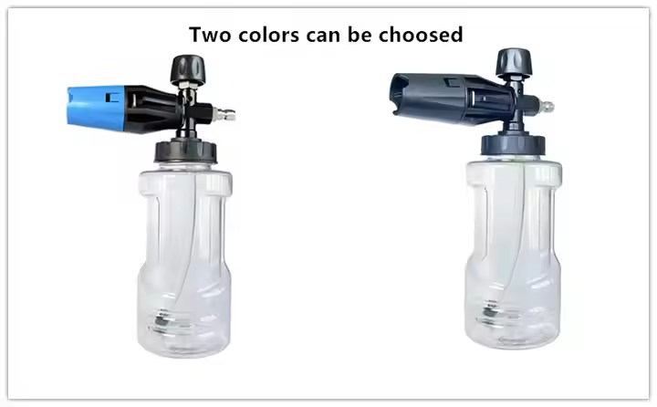 foam cannon colour options