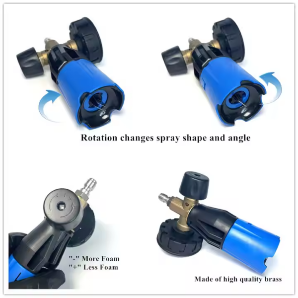 details of foam generator head