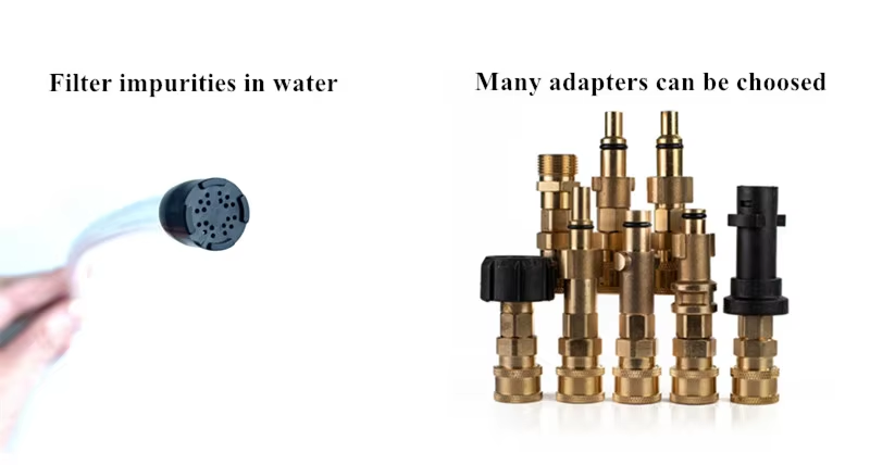 foam generator adapter options