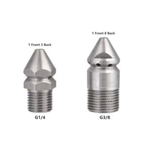 1/4'' 3/8'' BSP Male Thread Drain Sewer Jetter Nozzle