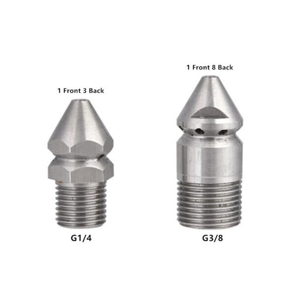 1/4'' 3/8'' BSP Male Thread Drain Sewer Jetter Nozzle