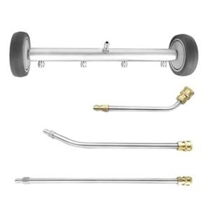 Metal Rotary Surface Cleaner with Extension Wands