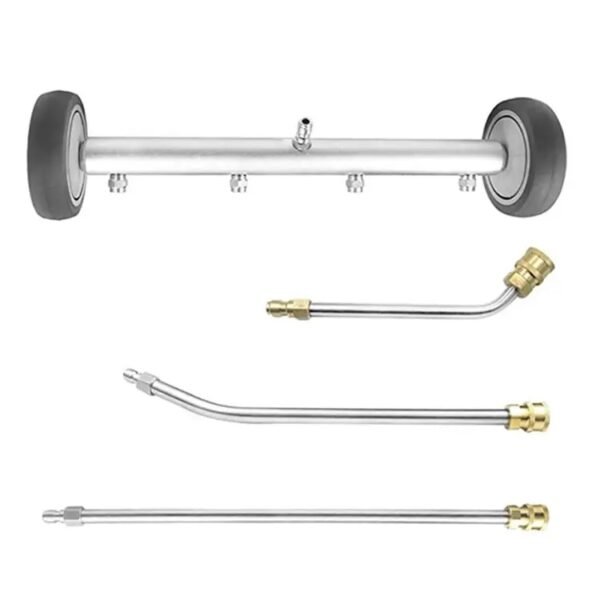 Metal Rotary Surface Cleaner with Extension Wands