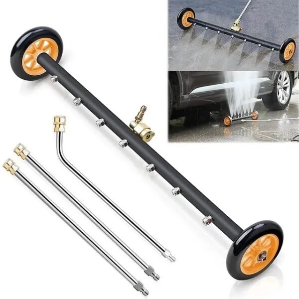 usage senario of undercarriage cleaner wand