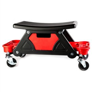 Red Sitting Sliding Stool