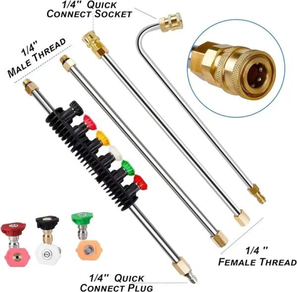 Adapter for Cleaning Tool Extension Wand Set