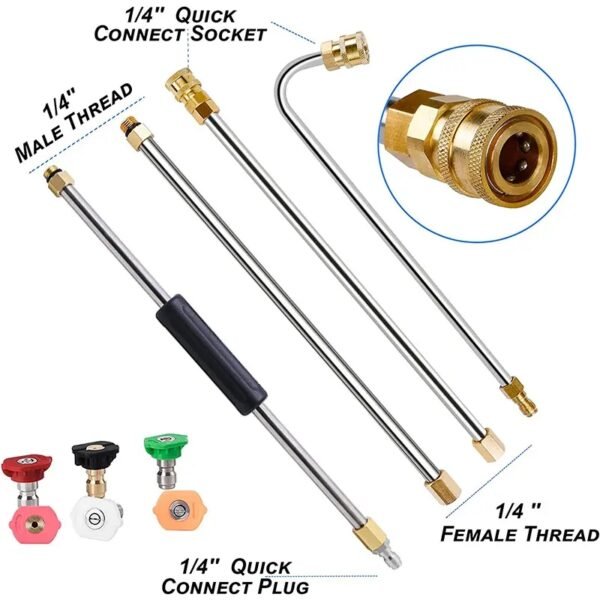 adapters of Pressure Washer Extension Wand Set