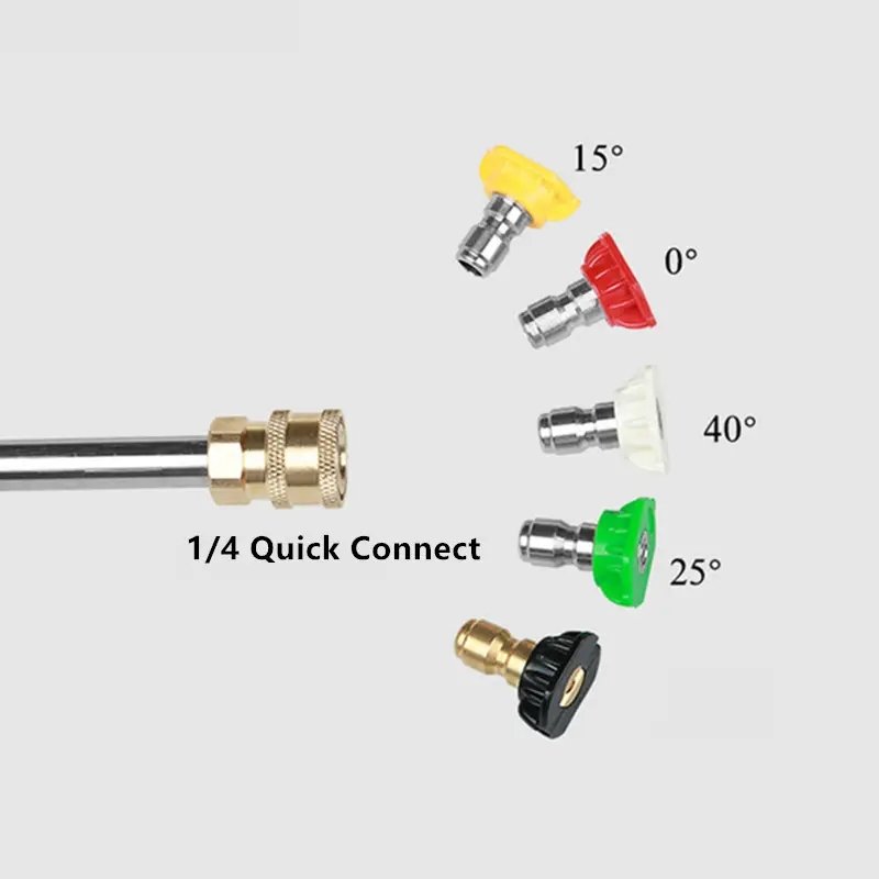 Metal Jet Lance with 5 Quick Nozzle Tips