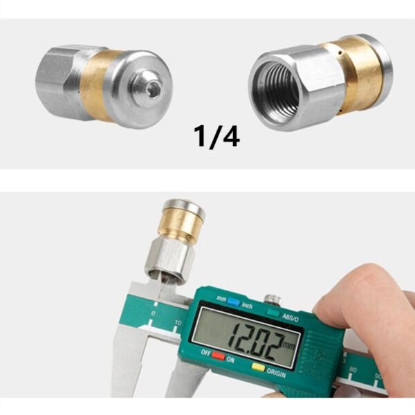 4000PSI Stainless Steel Button Nose Jet Nozzle Kit-OnniLuLu - Image 3