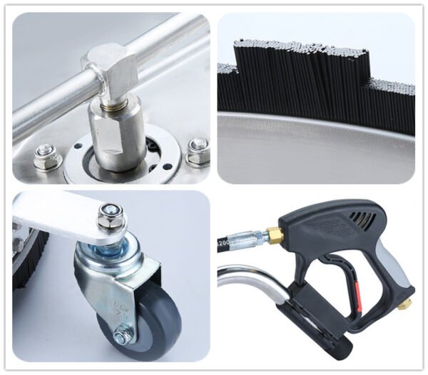 usage senario for dual handle cleaner