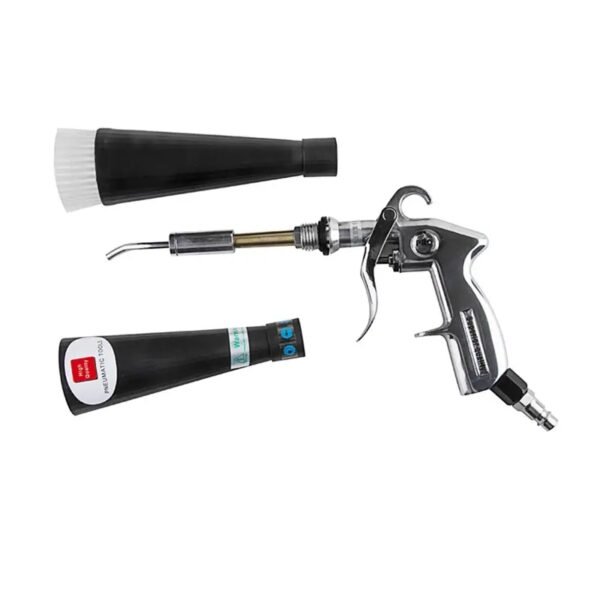 dust gun with two brushes