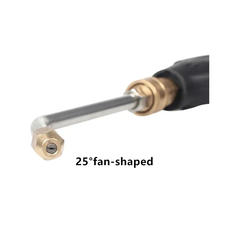 25 degree Fan-type Nozzle Curved Extension Rod