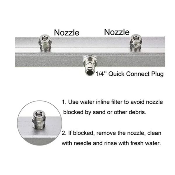 instruction of pressure washer nozzle