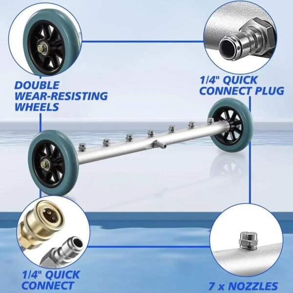 specification of blue undercarriage washer