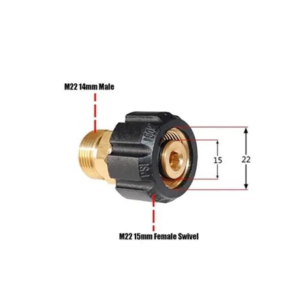 dimension of M22-14mm and 15mm crew Nipple