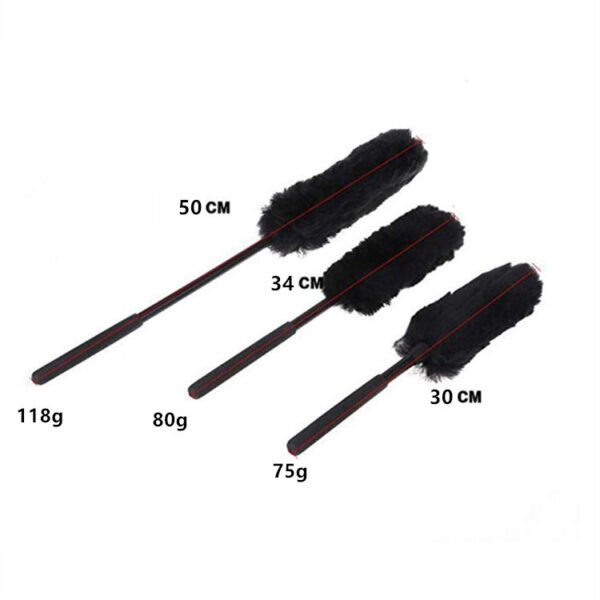 size of black wool brush