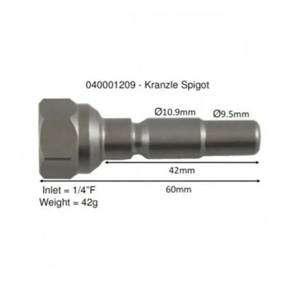 dimension of Kranzle D10/1050 Quick Release Adaptor