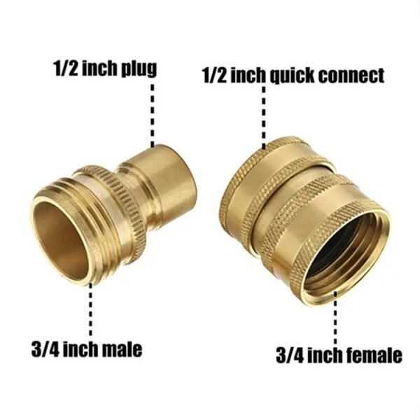 8-Pack Stainless Steel Adapter Set For High Pressure Washer-OnniLuLu - Image 3