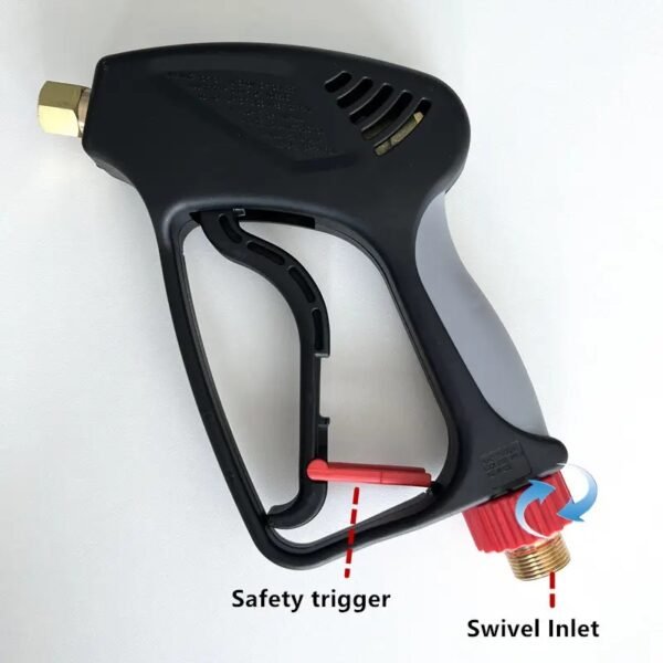 safety trigger on sprayer gun