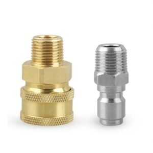 NPT 3/8 Male Thread Fitting with Brass and Stainless Steel