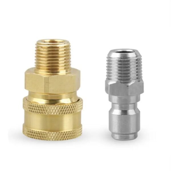 NPT 3/8 Male Thread Fitting with Brass and Stainless Steel