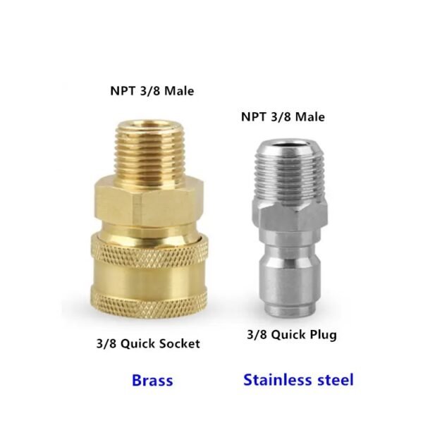 details of NPT 3/8 Male Thread Fitting