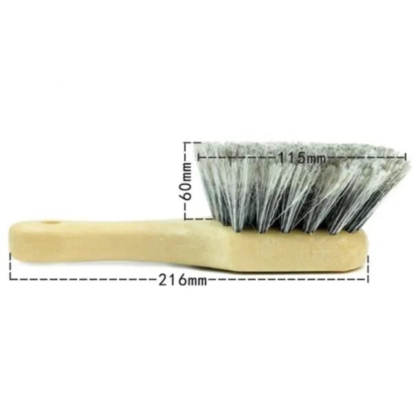 size of Two-tone Soft Thick Bristles Wheel Cleaning Brush