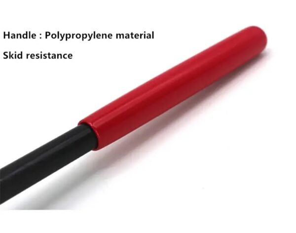 handle material of black redish brush