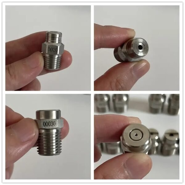 details of Stainless Steel 1/4 Inch Spray Fan Nozzle Tip