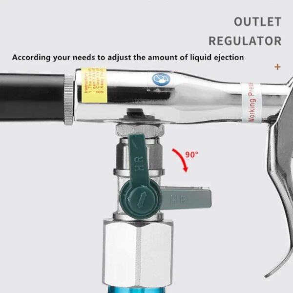 outlet regulator of air gun