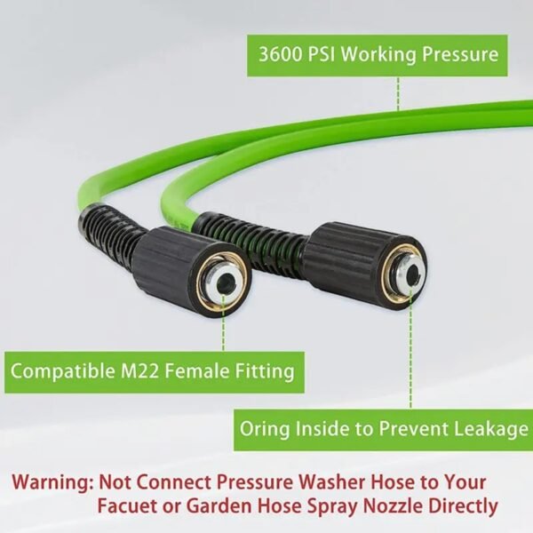 details of Green Car Washing Hose