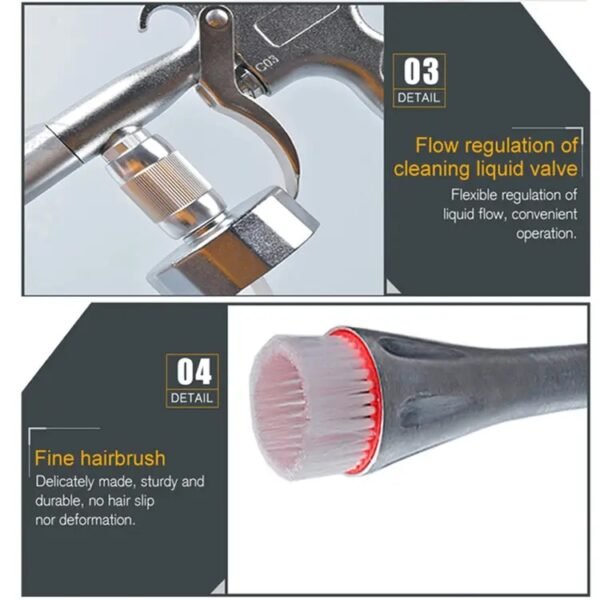 details of Aluminum Alloy Dust Gun