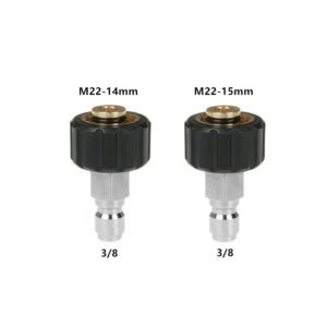 3/8 Inch Quick Disconnect Male to M22 14 15 Female Adapter