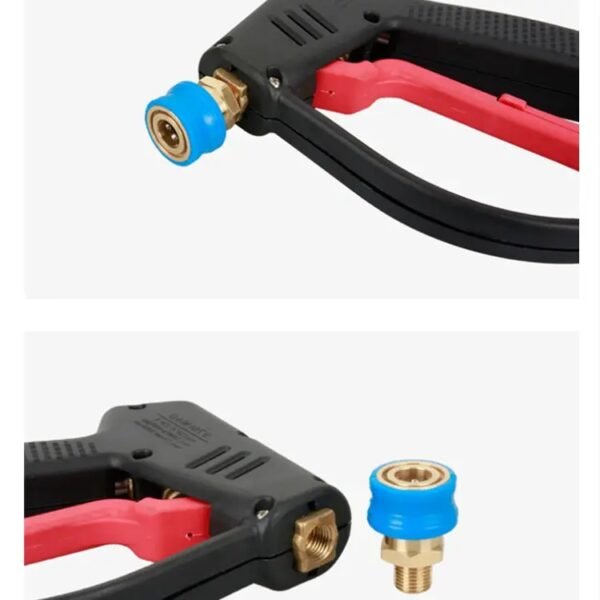 Blue Color Sheath Nozzle Brass Connector Adapter-OnniLuLu - Image 4