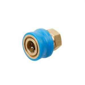 Blue Color Connector 1/4 Quick Socket + G1/4 Female Adapter