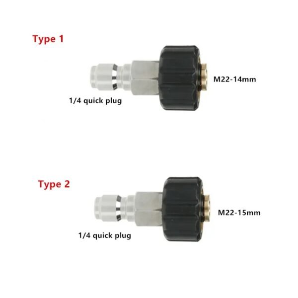 dimension of Twist Connect M22 14 15mm X 1/4 Inch Quick Disconnect Plug