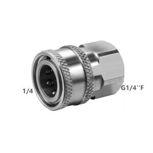 1/4" Stainless Steel Female BSP Quick Connect Couplers