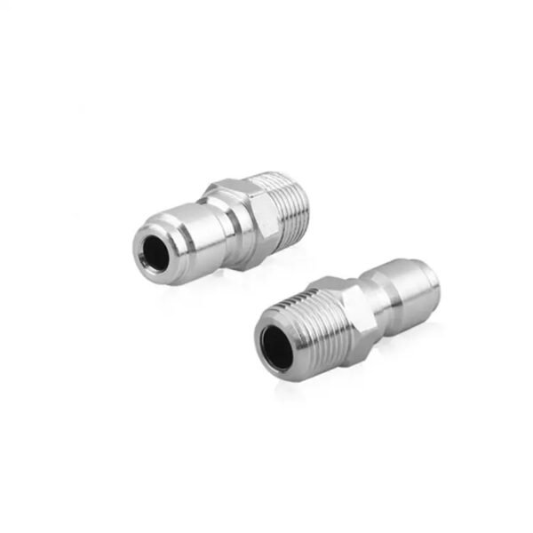 5000PSI NPT BSP 3/8 Stainless Steel Quick Connector Joint Coupling-OnniLuLu - Image 2