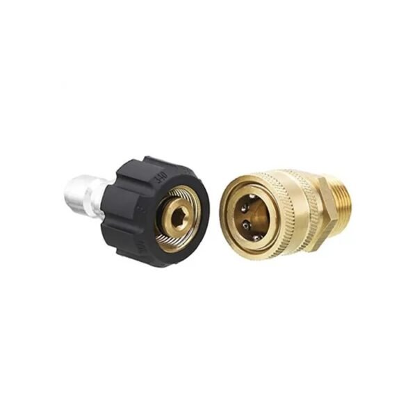 5000 PSI  Quick Connect Kit Metric M22 14mm Swivel to M22 Male Fitting-OnniLuLu - Image 4