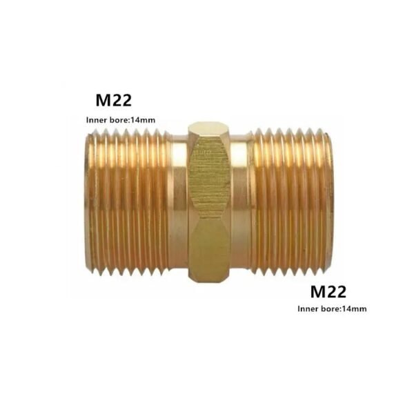 details of M22/14 mm Brass Male Adapter for Screw Fittings Karcher
