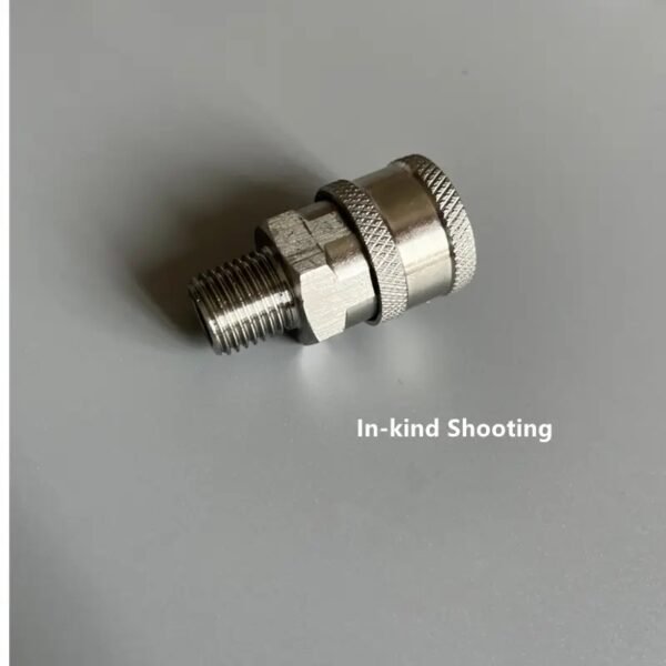 details of Stainless Steel 1/4 Quick Socket Coupling 1/4 BSP Male and 1/4 NPT Male