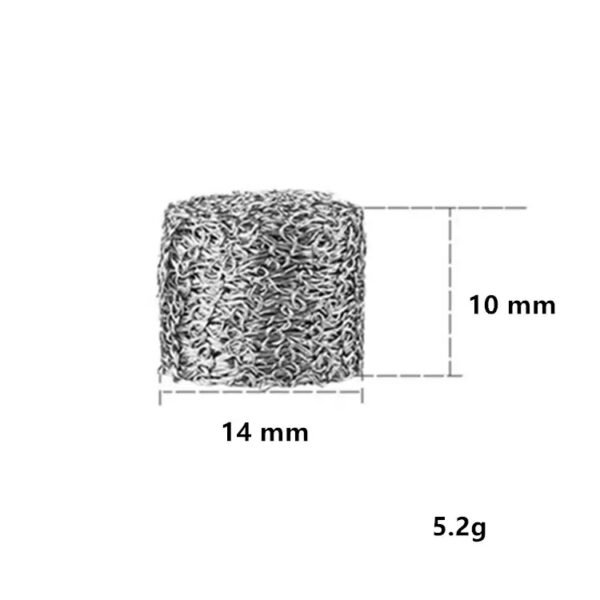 size of Stainless Steel Mesh Gauze Filter