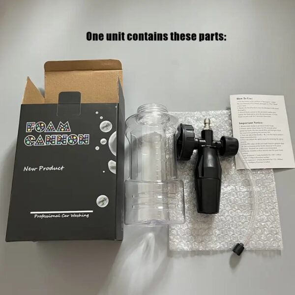 one set of foam cannon