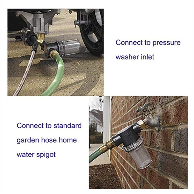 Using 40 Mesh+100 Mesh Inlet Water Filter