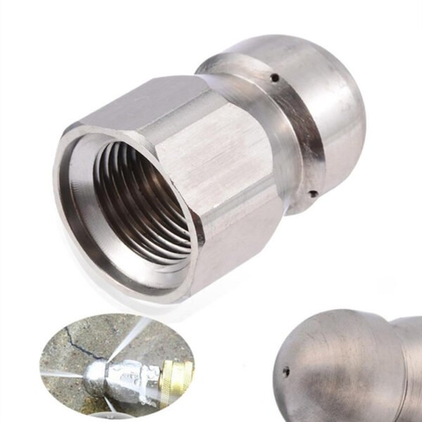 1/4 ' '3/8" 1/2'' Female Rotating Jetter Nozzle 4000PSI Stainless Steel-OnniLuLu - Image 4