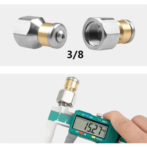 4000PSI Stainless Steel Button Nose Jet Nozzle Kit-OnniLuLu - Image 4