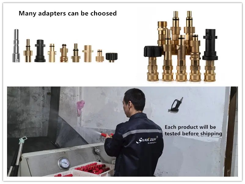 foam lance adapters options