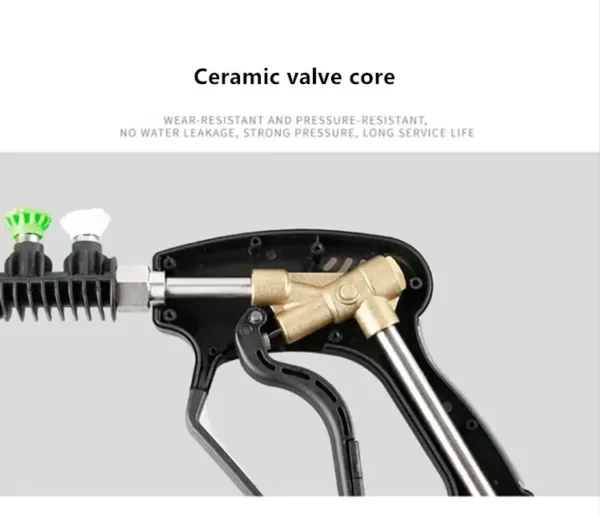 Ceramic valve core of high pressure washer gun