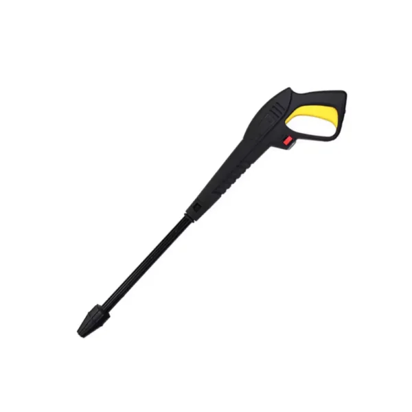black long gun in picture
